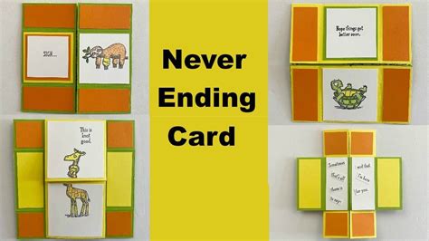 Endless Folding Card Template