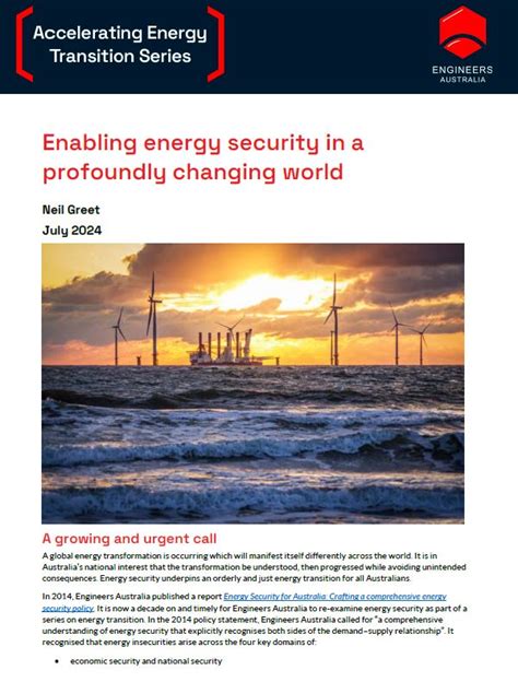 energy and security strategies for a world in transition Reader