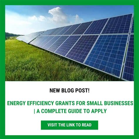 energy efficiency grants for small businesses