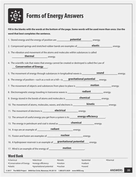 energy forms and changes simulation worksheet answers Kindle Editon