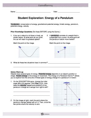 energy pendulum gizmo answers PDF