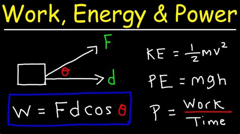 energy work energy work Doc