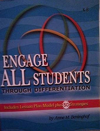 engage all students through differentiation Kindle Editon