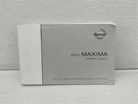 engine guide book 2010 maxima Reader