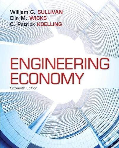 engineering economy 16th edition william g sullivan pdf book PDF