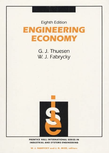 engineering economy thuesen 9th edition solution manual Epub