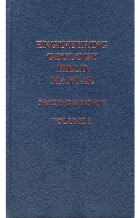 engineering geology field manual volume iv pdf Kindle Editon