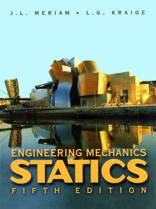 engineering mechanics statics meriam 5th edition solution Epub
