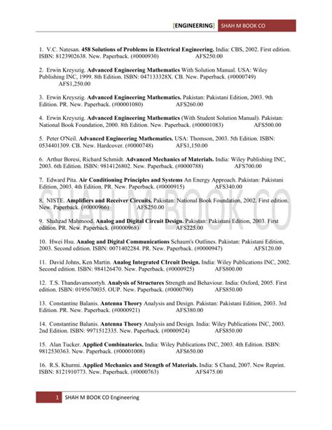 engineering shah m book co PDF