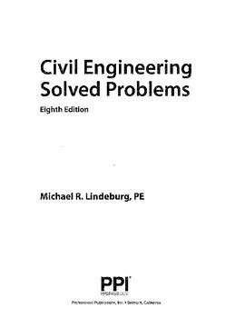 engineering solved problems michael lindeburg Epub