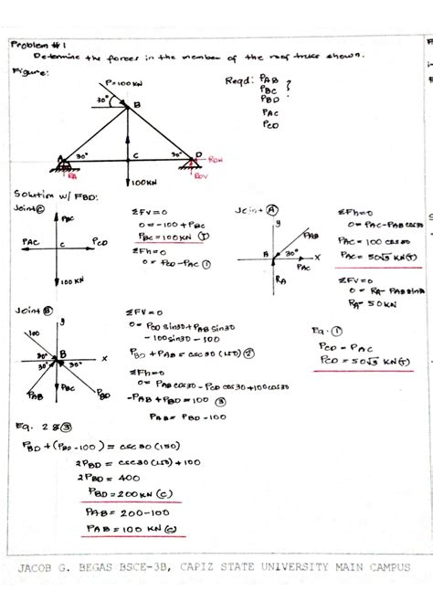 engineering statics problem solutions Doc