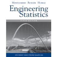 engineering statistics student solutions manual 5th edition PDF