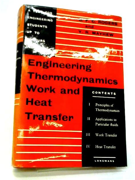 engineering thermodynamics work heat transfer rogers mayhew Ebook Reader