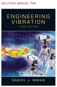 engineering vibration solution manual besm 3rd edition PDF