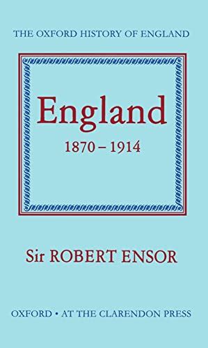 england 1870 1914 oxford history of england Epub