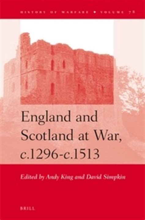 england and scotland at war c 1296 c 1513 history of warfare PDF