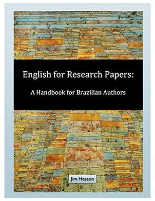 english for research papers a handbook for brazilian authors Reader