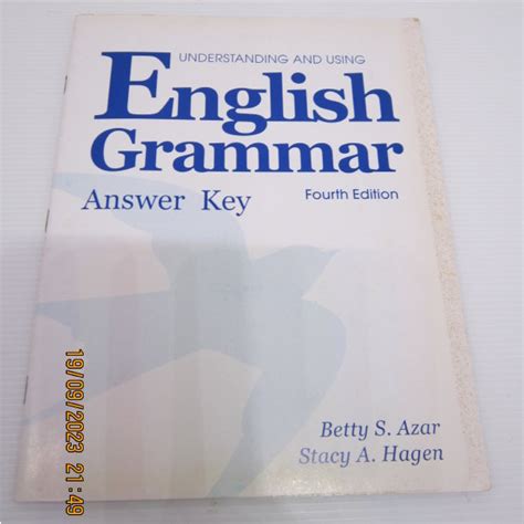 english grammar 4th edition answer key azar Ebook Doc