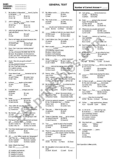 english grammar multiple choice questions with answers PDF