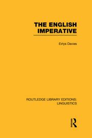 english imperative rle linguistics routledge Reader