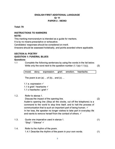 english p2 grade11 2013 question and answers Doc