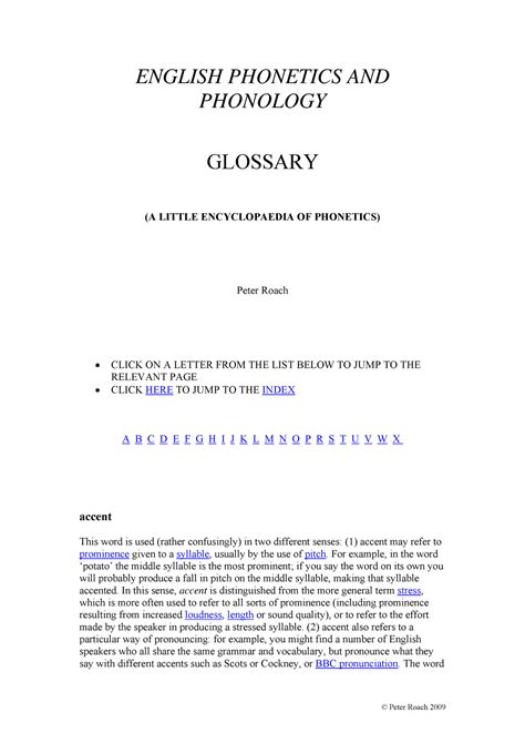 english phonetics and phonology glossary PDF