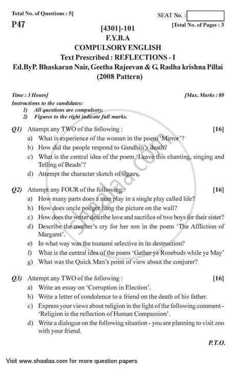 english question paper for cosc 2013 Reader