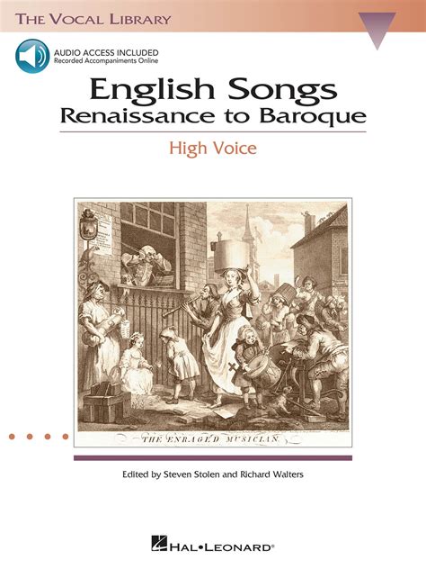 english songs renaissance to baroque the vocal library high voice vocal collection Doc