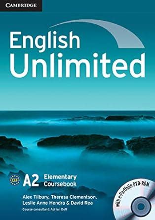 english unlimited elementary coursebook with e portfolio PDF