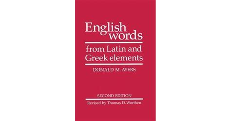 english words from latin and greek elements Kindle Editon