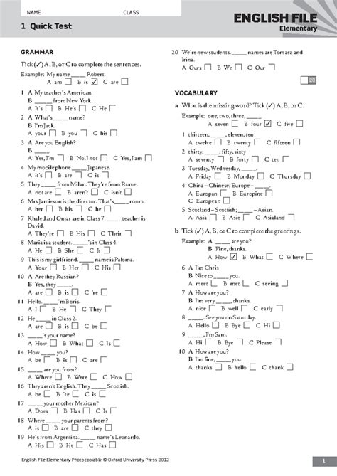 english-file-elementary-photocopiable-oxford-university-press-2012 Ebook Reader