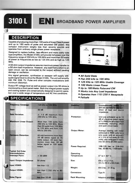 eni 3100l operations user guide Reader