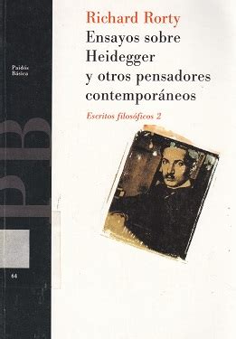 ensayos sobre heidegger y otros pensadores contempor neos ensayos sobre heidegger y otros pensadores contempor neos PDF