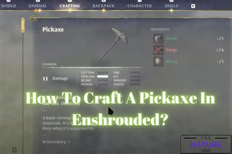 enshrouded pickaxes