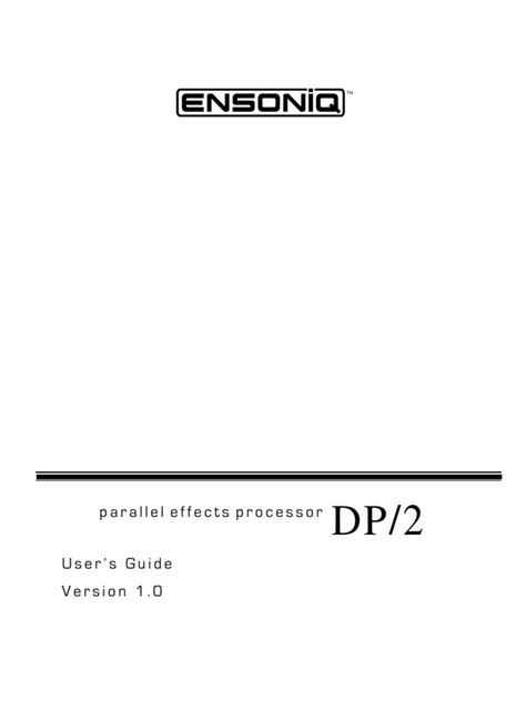 ensoniq dp 2 user guide Epub