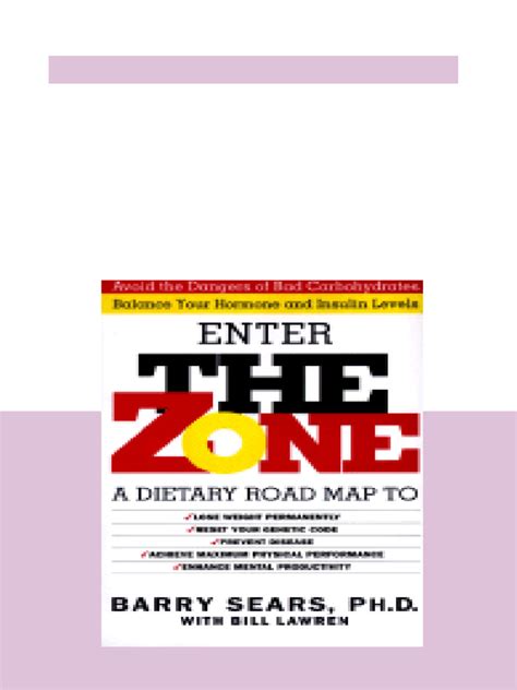 enter the zone a dietary road map Reader