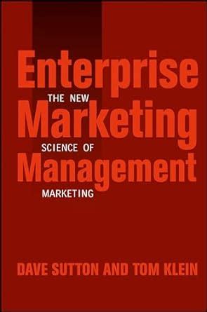 enterprise marketing management the new science of marketing Epub
