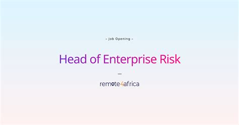 enterprise risk jobs