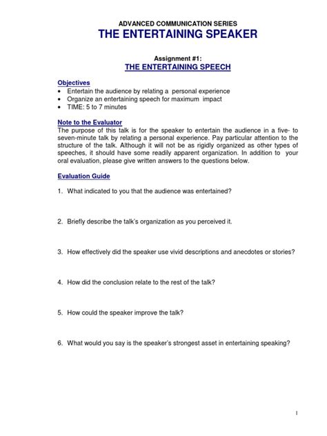 entertaining speaker manual pdf Epub