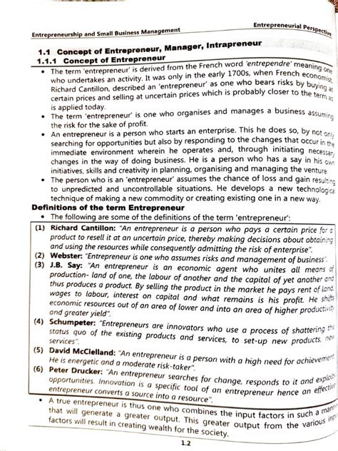 entrepreneurial small management chapter 1 Kindle Editon