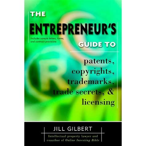 entrepreneurs guide to patents copyrights trademarks trade secrets PDF