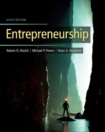 entrepreneurship by robert d hisrich pdf free download Kindle Editon