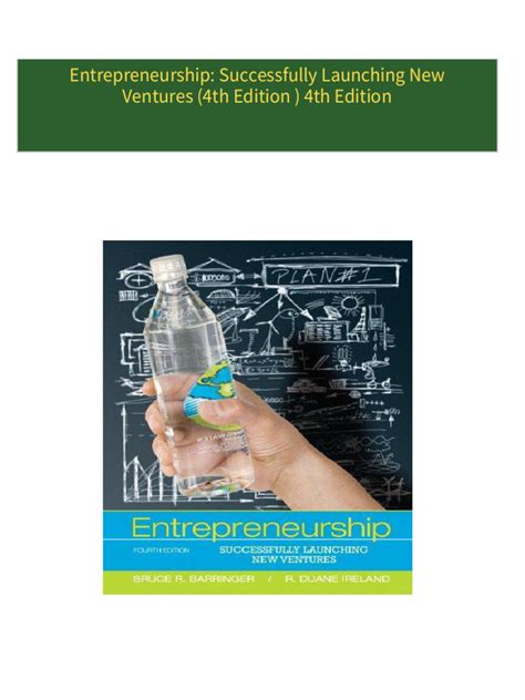 entrepreneurship successfully launching new ventures 4th edition pdf Kindle Editon