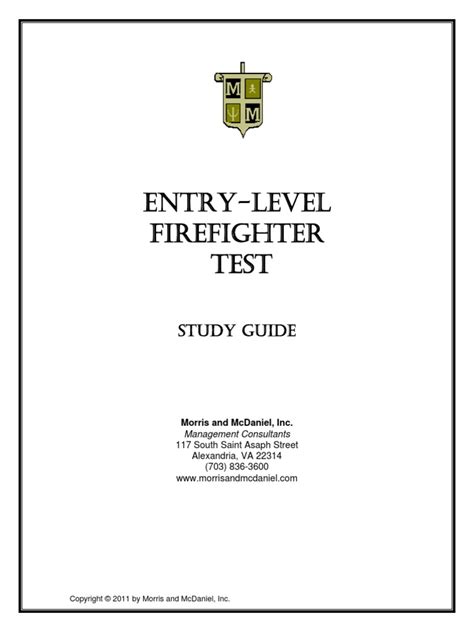 entry level firefighter study guide pdf Epub