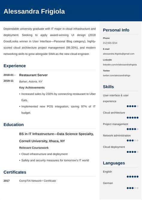 entry level resume guide Doc