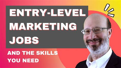 entry-level marketing jobs