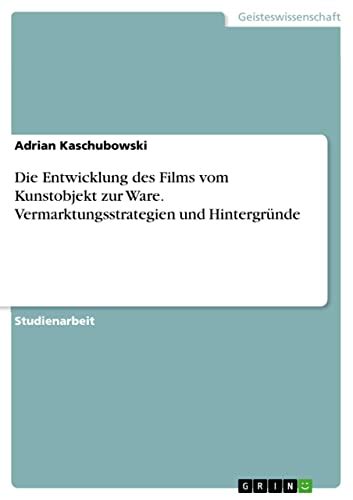 entwicklung films kunstobjekt vermarktungsstrategien hintergr nde Doc