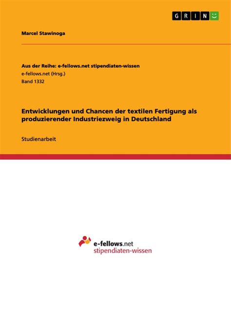 entwicklungen fertigung produzierender industriezweig deutschland Doc
