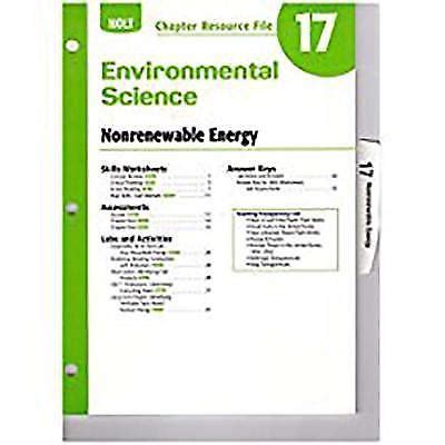 environmental science chapter resource file 2006 holt Kindle Editon