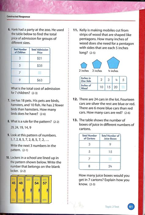 envision math answers for step up 10 Reader